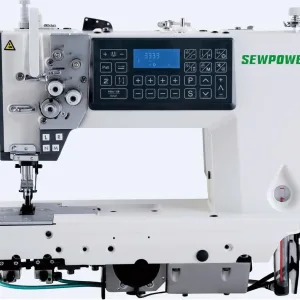 Máy 2 kim cơ động điện tử cắt chỉ tự động moto bước SEWPOWER SP-8450-3