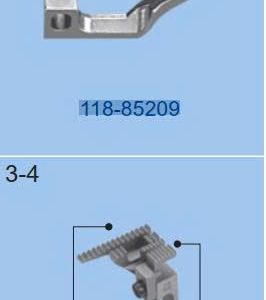 Răng cưa vắt sổ 5 chỉ juki 2516 3 ly 2 cầu (118-85209/118-82800)