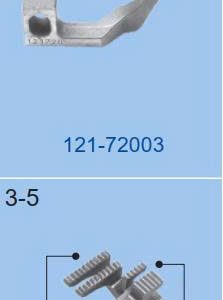 Răng cưa vắt sổ 4 chỉ Juki 6714 3 cầu (121-71500/87106/72003)